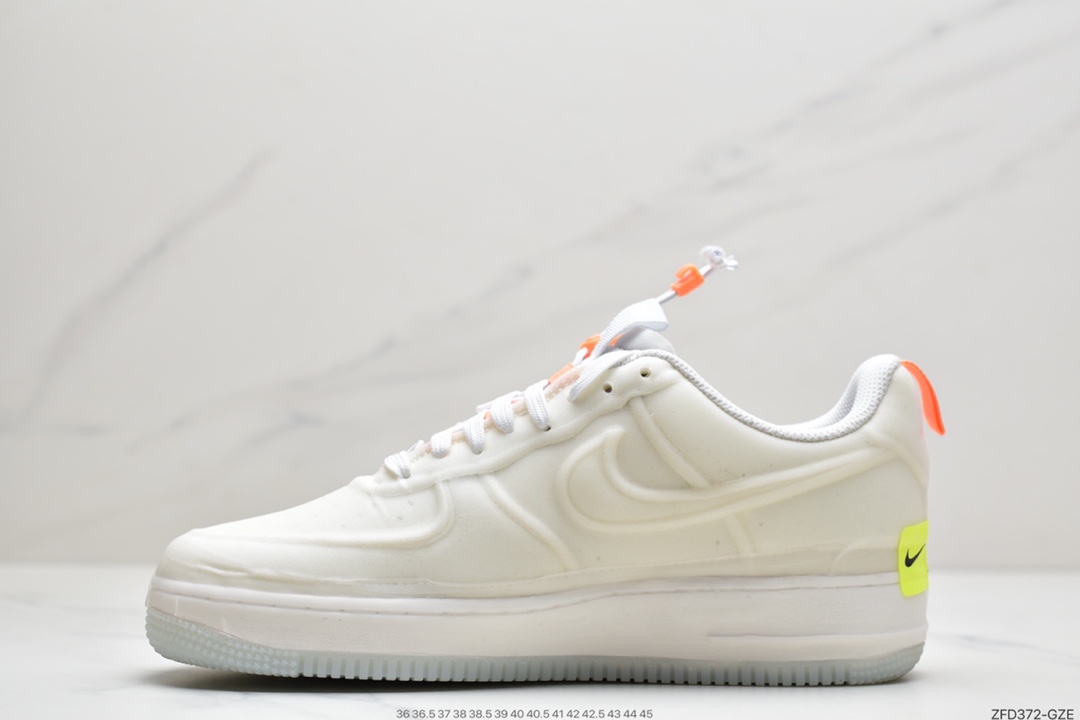 280 耐克Nike Air Force 1 Experimental-Type N. 354”Sail Atomic Orange”空军一号经典低帮 CV1754-100