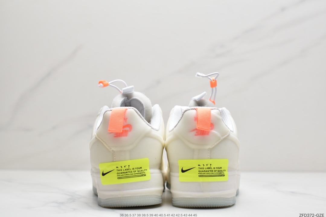 280 耐克Nike Air Force 1 Experimental-Type N. 354”Sail Atomic Orange”空军一号经典低帮 CV1754-100