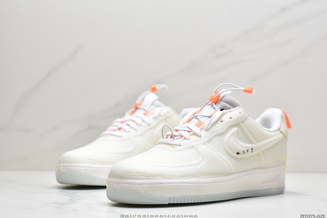 280 耐克Nike Air Force 1 Experimental-Type N. 354”Sail Atomic Orange”空军一号经典低帮 CV1754-100