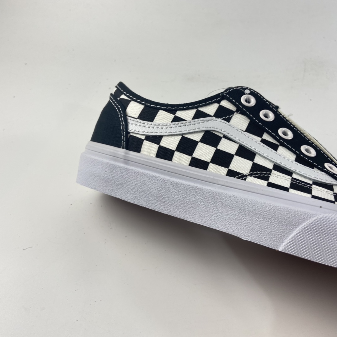 P150 Vans Style 36 范斯官方 超轻环保 小头黑白棋盘格低帮板鞋运动鞋 VN0A3MVL42E