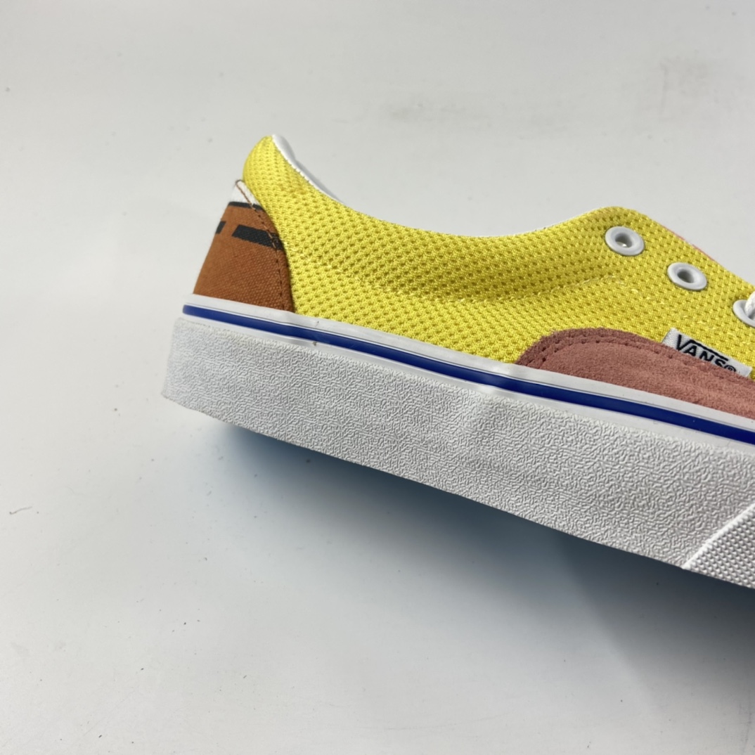 P160 Vans Era“海绵宝宝”主题动漫联名系列派大星鸳鸯粉黄低帮休闲板鞋 VN0A54F19ES