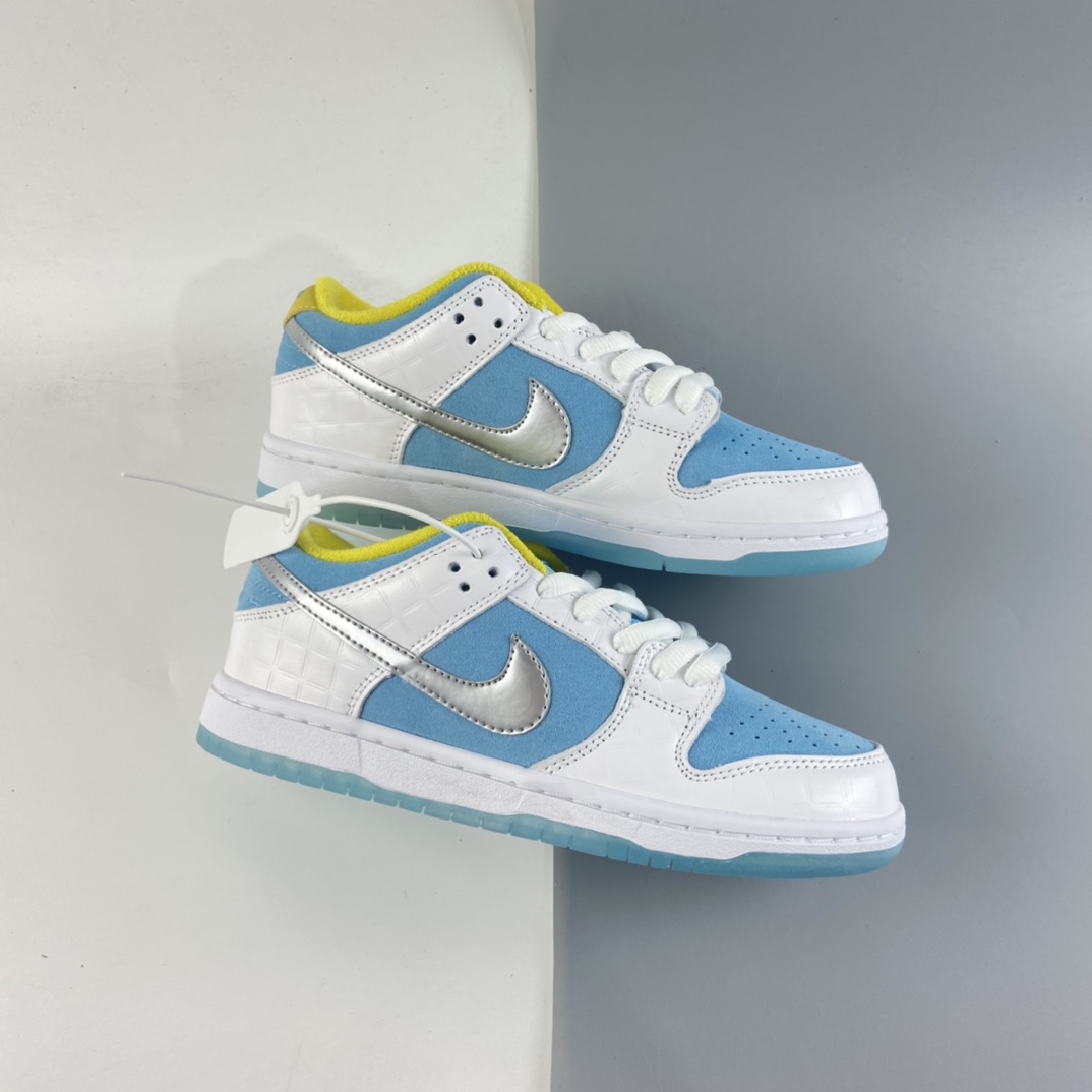 P380  FTC Skateboarding x Nike SB Dunk Low Pro QS”LAGOON PULSE”板鞋DH7687-400