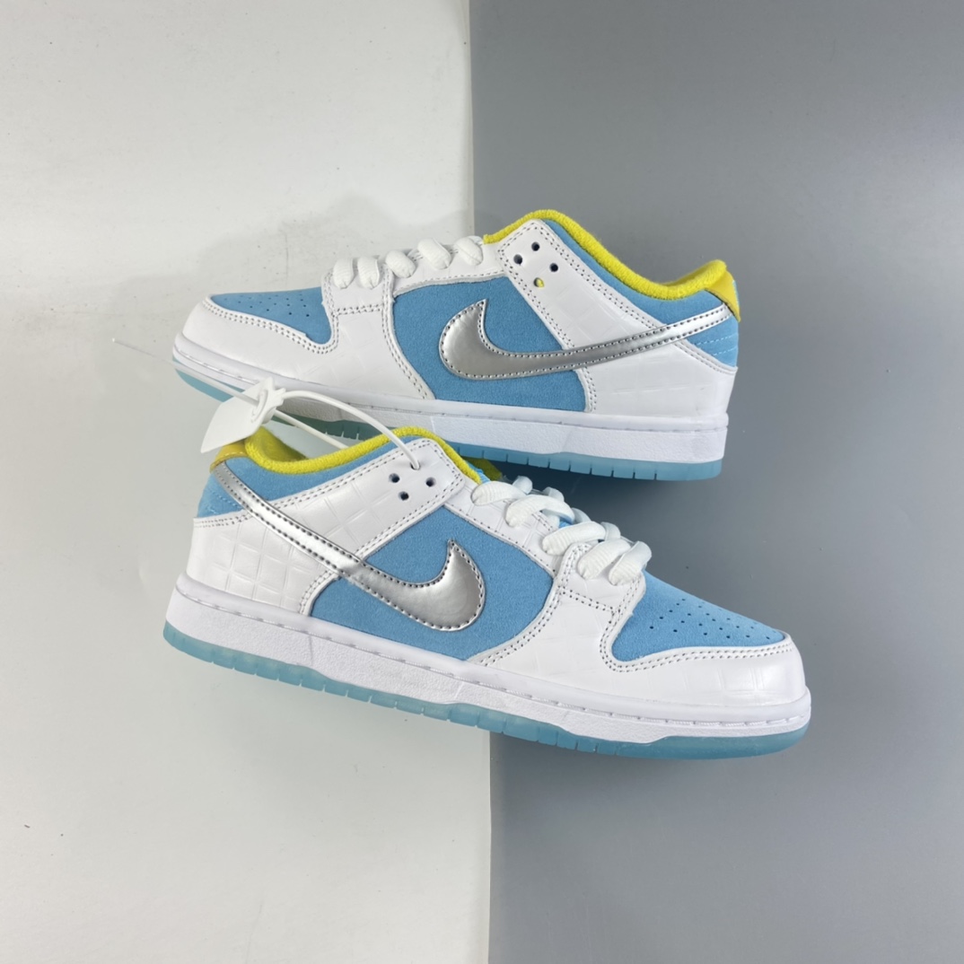 P380  FTC Skateboarding x Nike SB Dunk Low Pro QS”LAGOON PULSE”板鞋DH7687-400