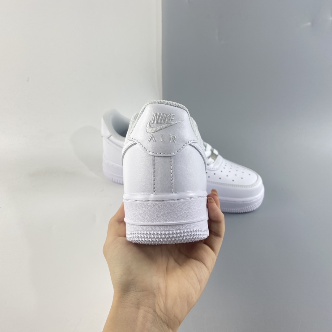 P140 Nk Air Force 1’07 空军一号 全白低帮头层休闲运动板鞋 315122-111