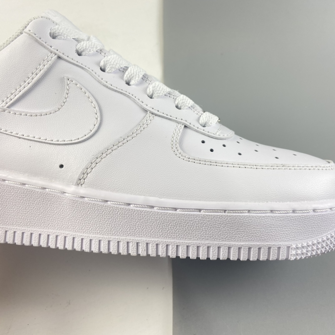 P140 Nk Air Force 1’07 空军一号 全白低帮头层休闲运动板鞋 315122-111