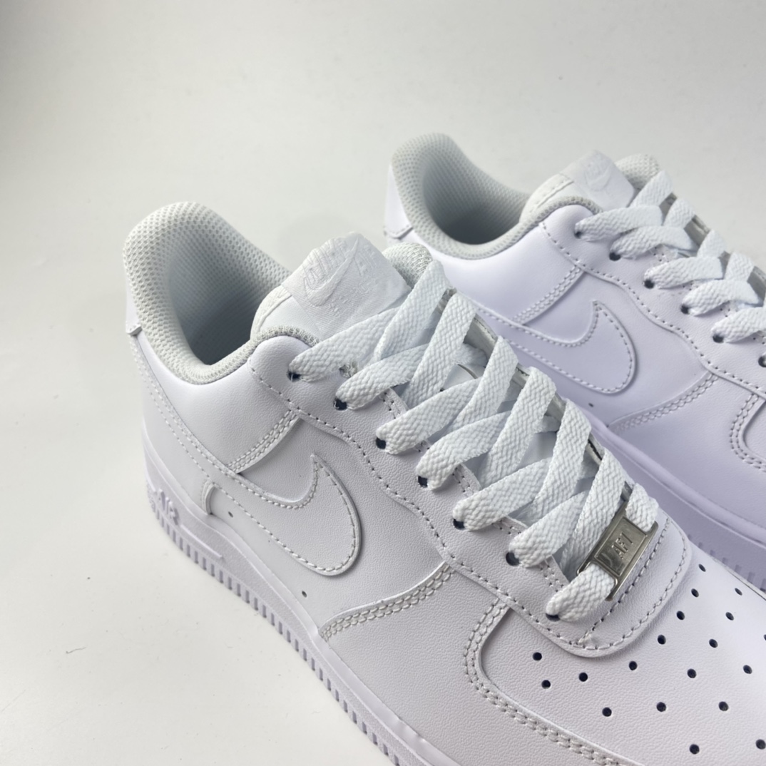 P140 Nk Air Force 1’07 空军一号 全白低帮头层休闲运动板鞋 315122-111
