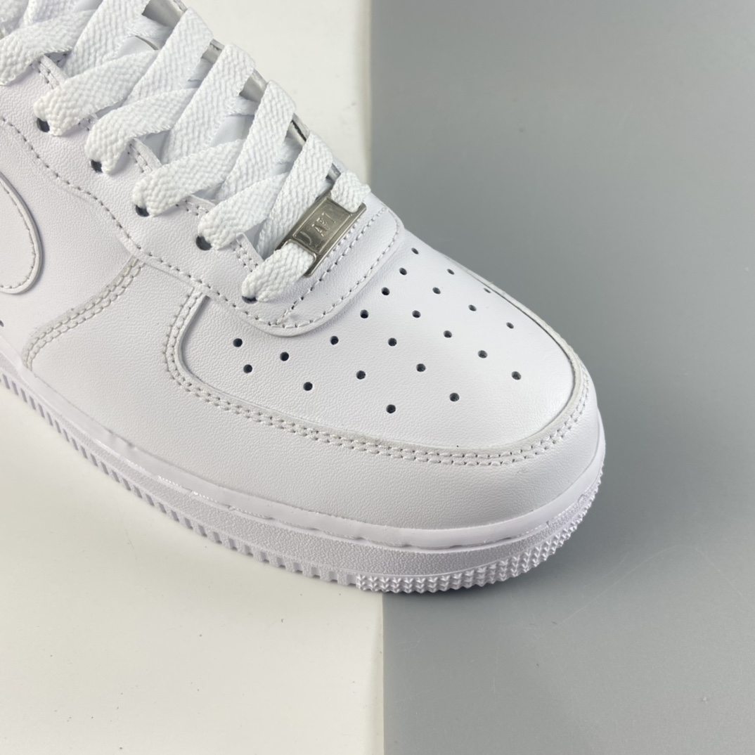 P140 Nk Air Force 1’07 空军一号 全白低帮头层休闲运动板鞋 315122-111