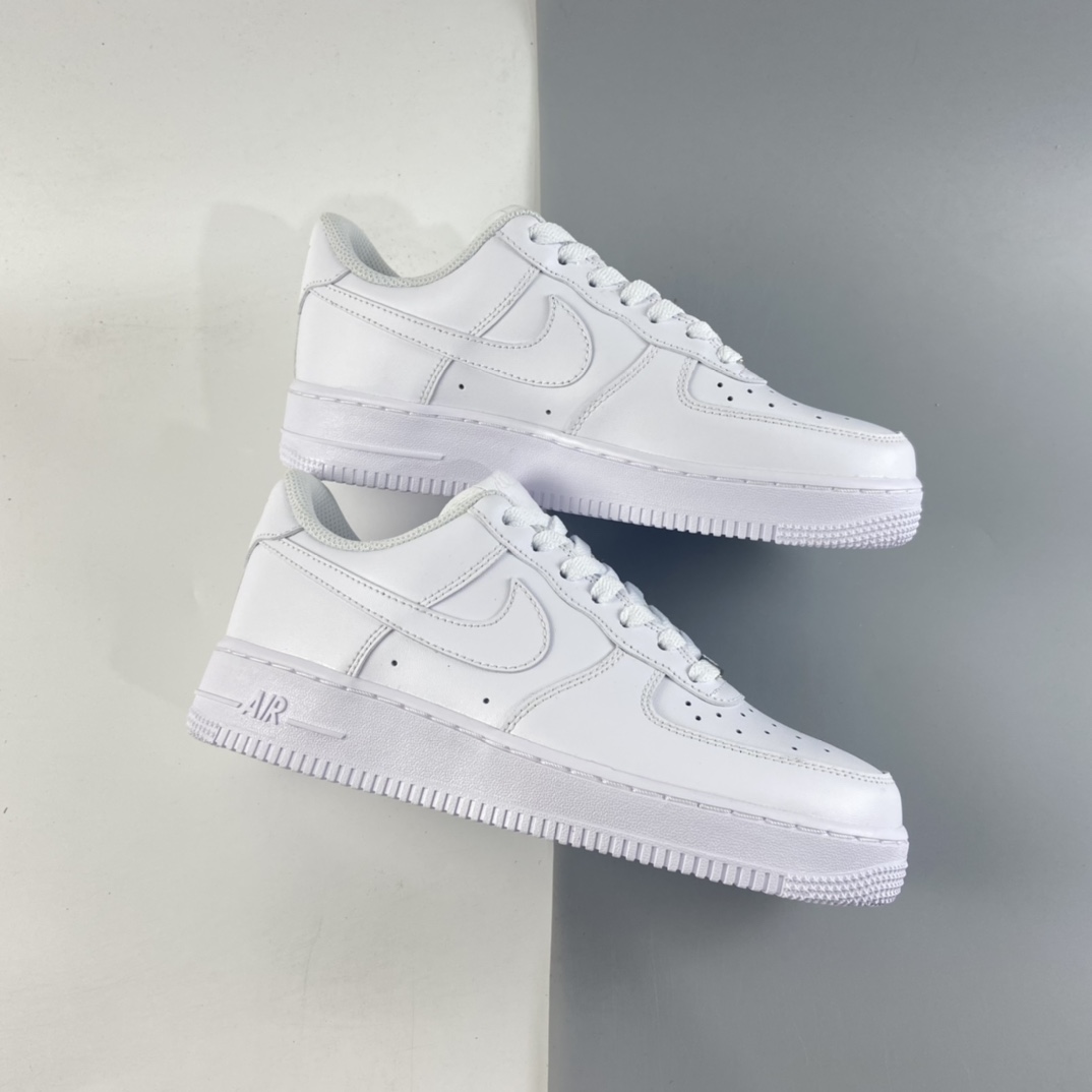 P140 Nk Air Force 1’07 空军一号 全白低帮头层休闲运动板鞋 315122-111