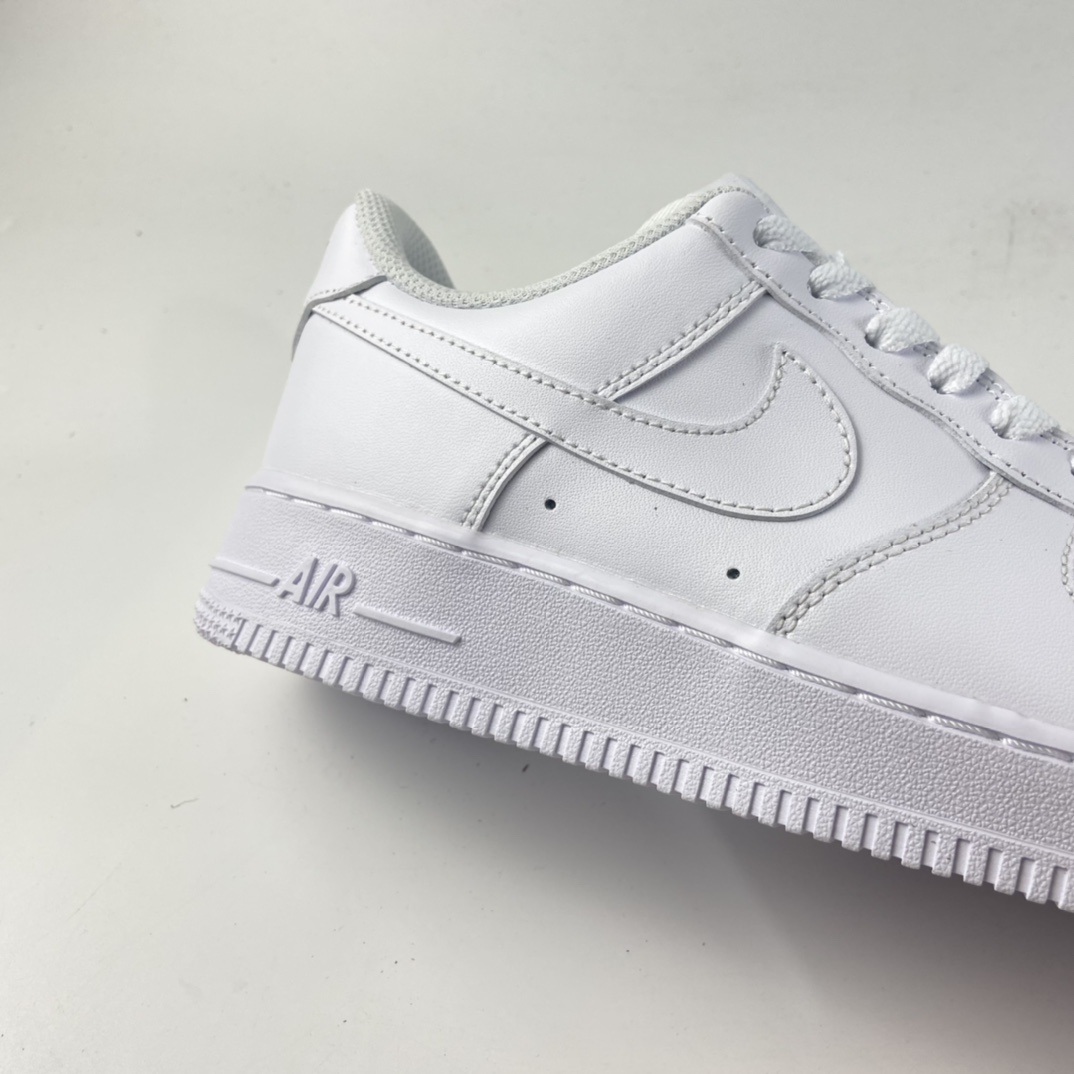 P140 Nk Air Force 1’07 空军一号 全白低帮头层休闲运动板鞋 315122-111