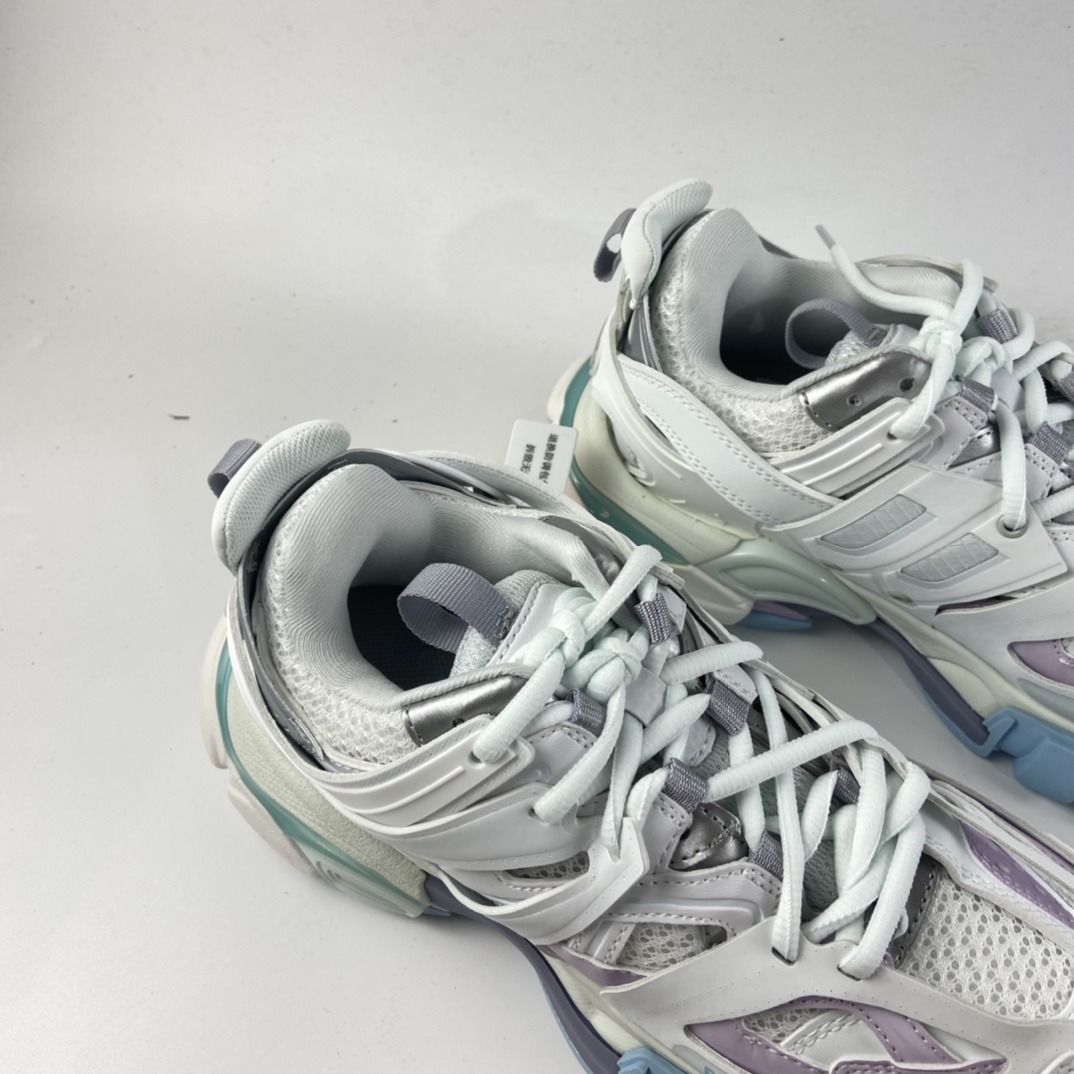 P480 Balenciaga Sneaker Tess s.Gomma MAILLE WHITE/ORANGE 巴黎世家3.0