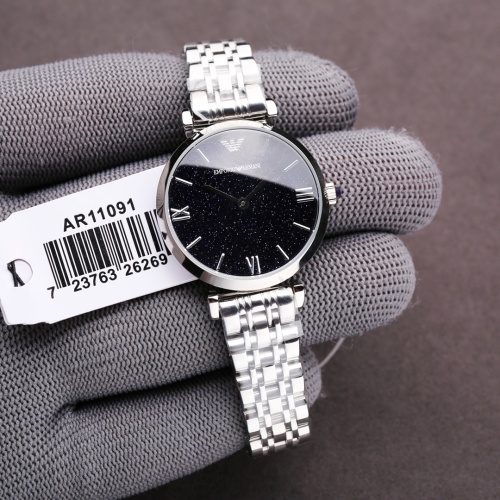 Emporio Armani Women's AR11091 Stainless Steel Bracelet Watch with Diamond 1 Emporio Armani Women's AR11091 Stainless Steel Bracelet Watch with Diamond