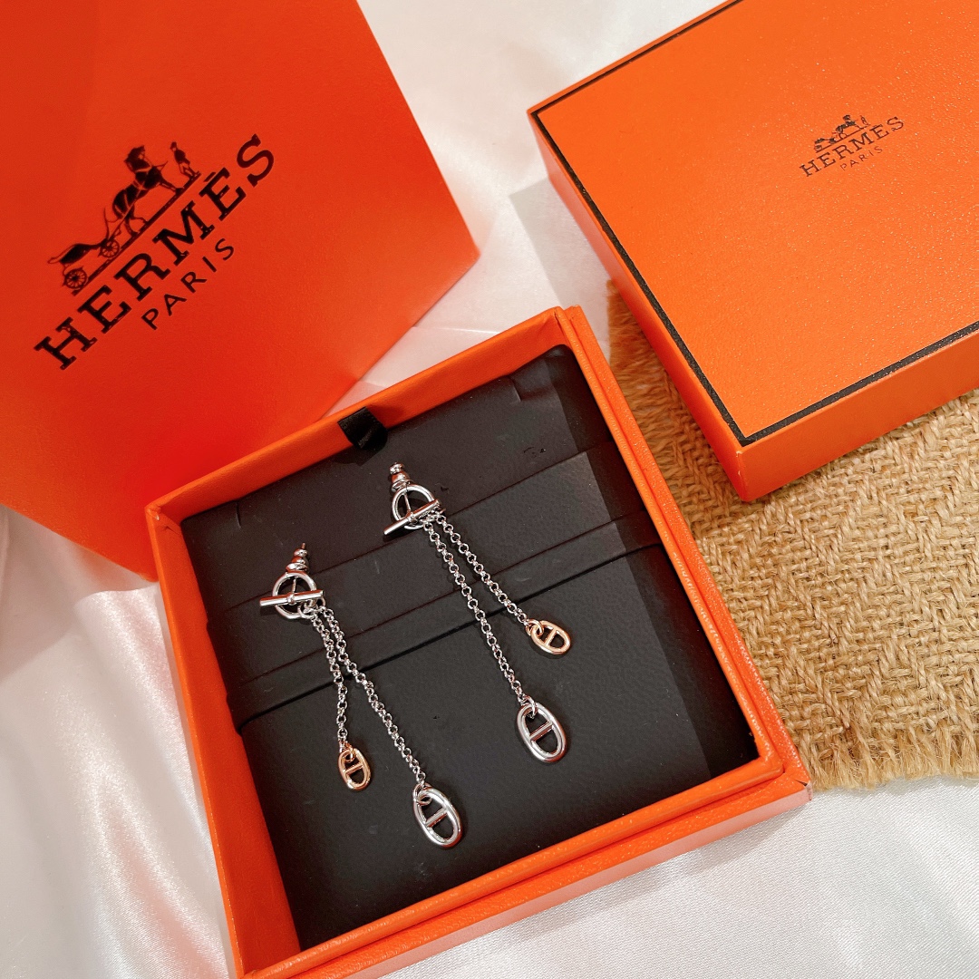 Luxury Shop
 Hermes New
 Jewelry Earring