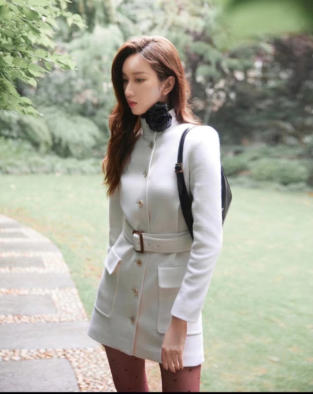 Saint laurent Ysl LE 5 À 7 平纹腋下包 657228黑色