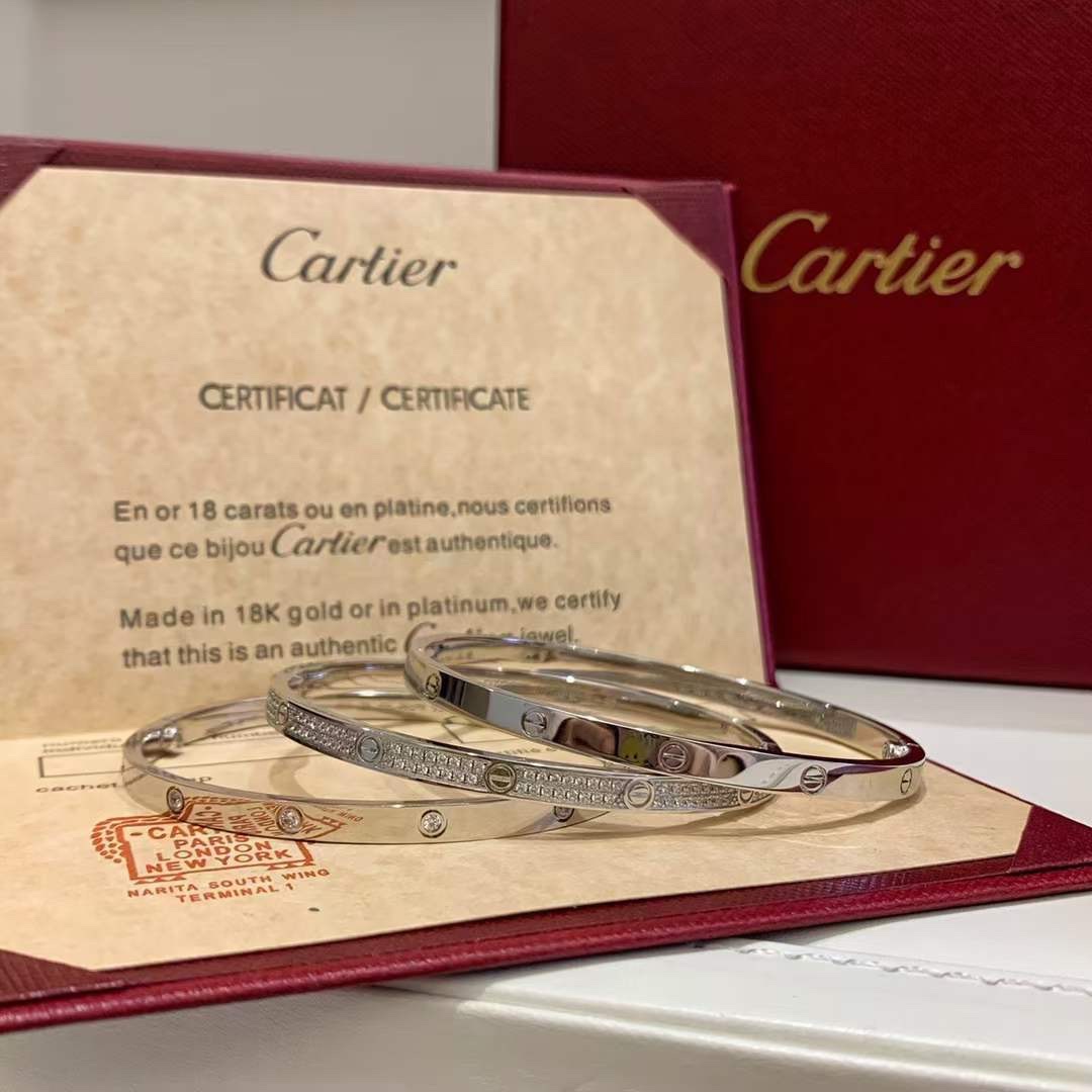 Cartier 卡地亚 Love系列 窄版满天星手镯