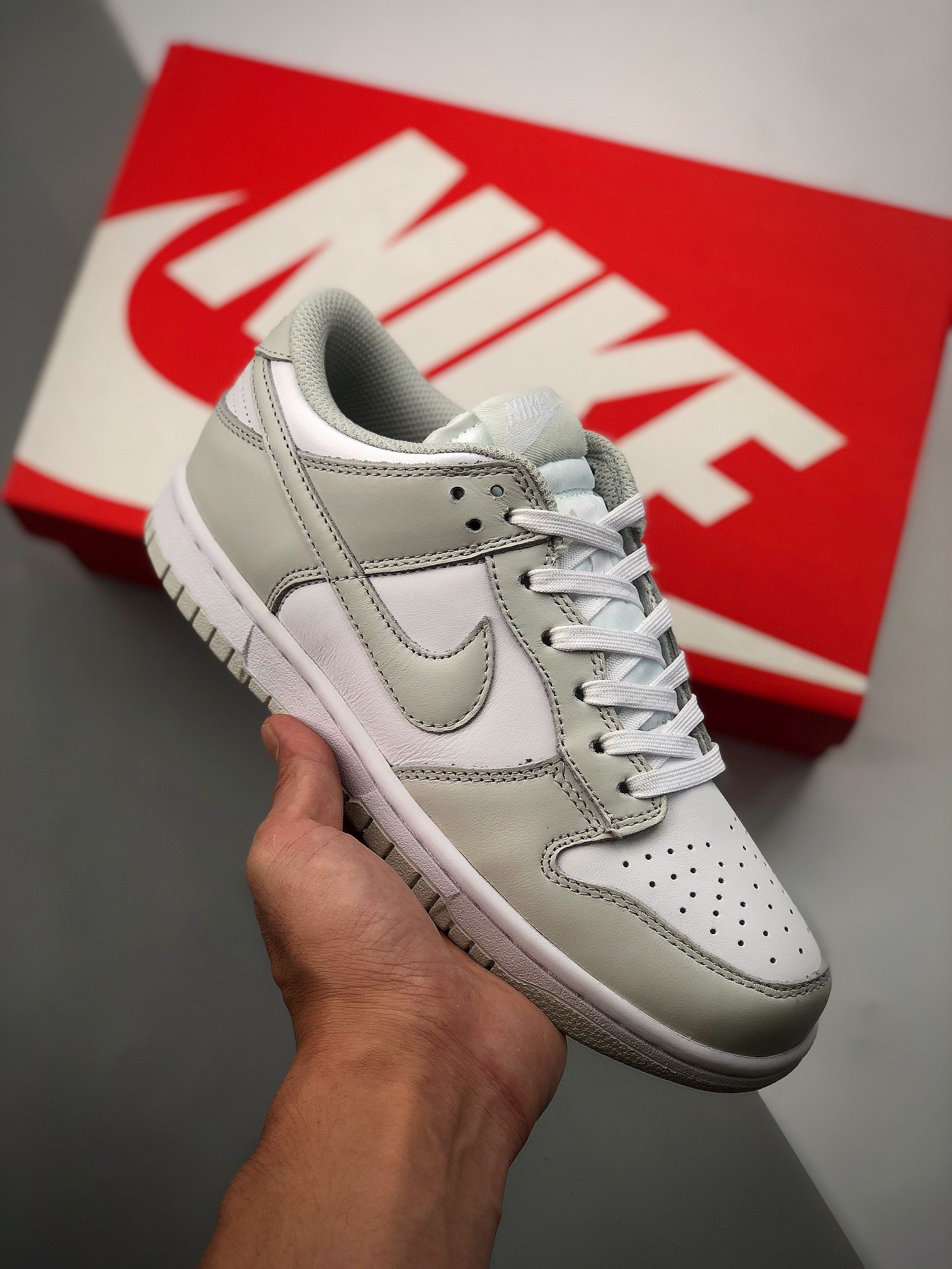 Beneficio de fábrica cooperativa, ¡manos rápidas! 💥 NK Dunk Low "Photon Dust" color gris y blanco retro, producción pu…