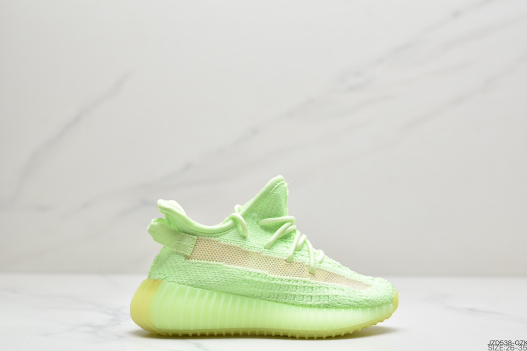 140 童鞋Adidas  阿迪达斯 Yeezy Boost 350V2  椰子爆米花童鞋运动跑鞋 透气缓震舒适