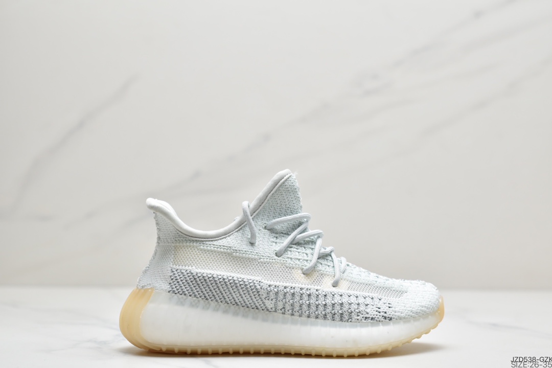 140 童鞋Adidas  阿迪达斯 Yeezy Boost 350V2  椰子爆米花童鞋运动跑鞋 透气缓震舒适