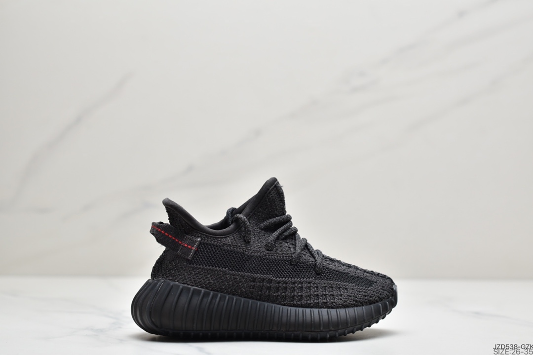 140 童鞋Adidas  阿迪达斯 Yeezy Boost 350V2  椰子爆米花童鞋运动跑鞋 透气缓震舒适