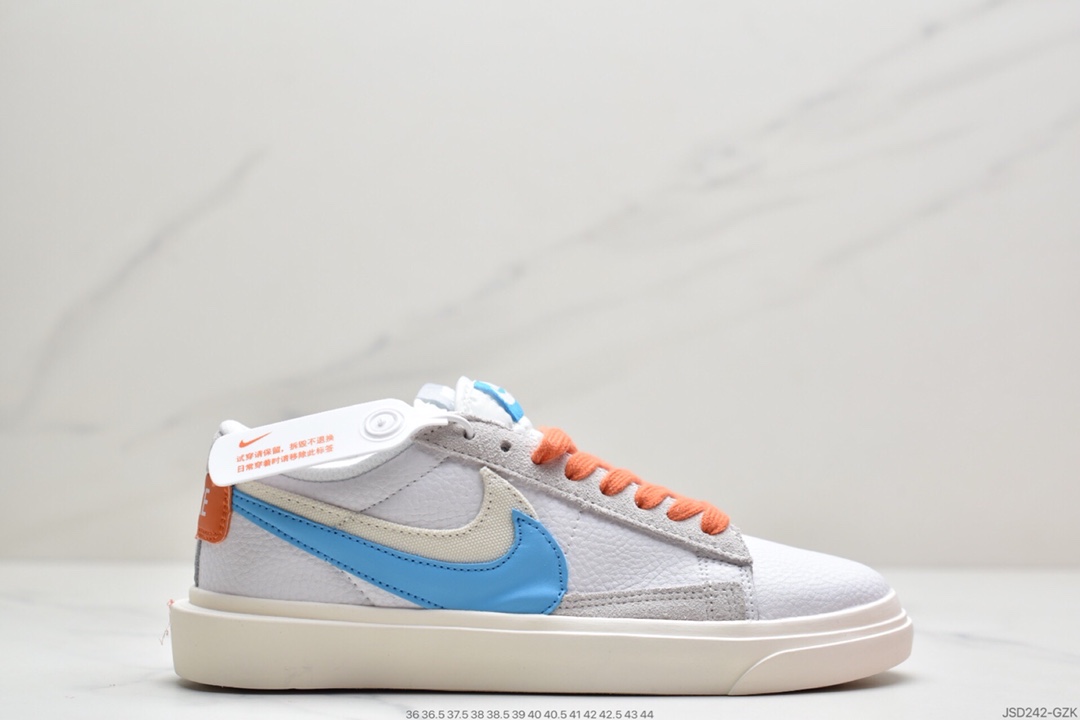 200  耐克Sacai X Nike Blazer Low板鞋 起初作为Nike 推出的篮球鞋款BV0076-403