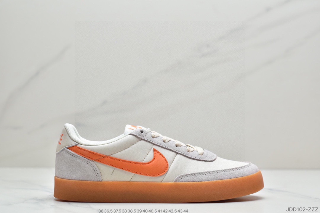 120 耐克板鞋 生胶米白绿色 复古板鞋J.Crew x Nike 联名 Killshot II Leather 采用米白色皮革 432997-111