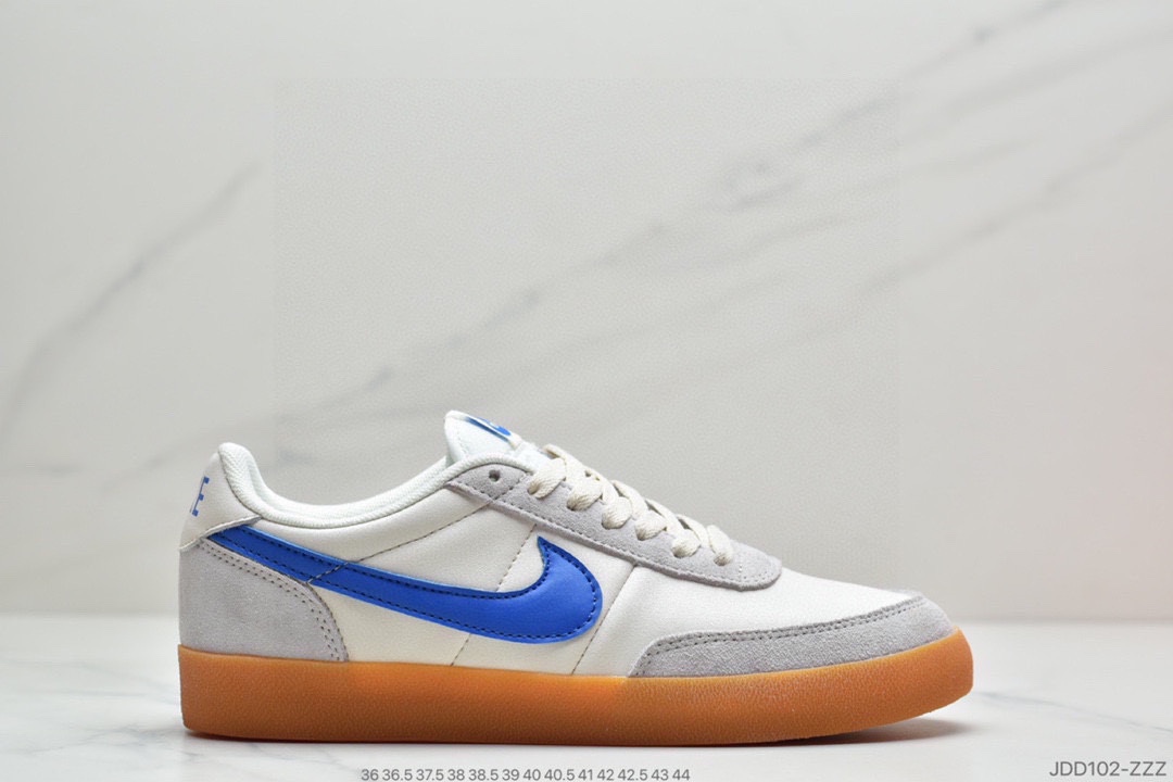 120 耐克板鞋 生胶米白绿色 复古板鞋J.Crew x Nike 联名 Killshot II Leather 采用米白色皮革 432997-111
