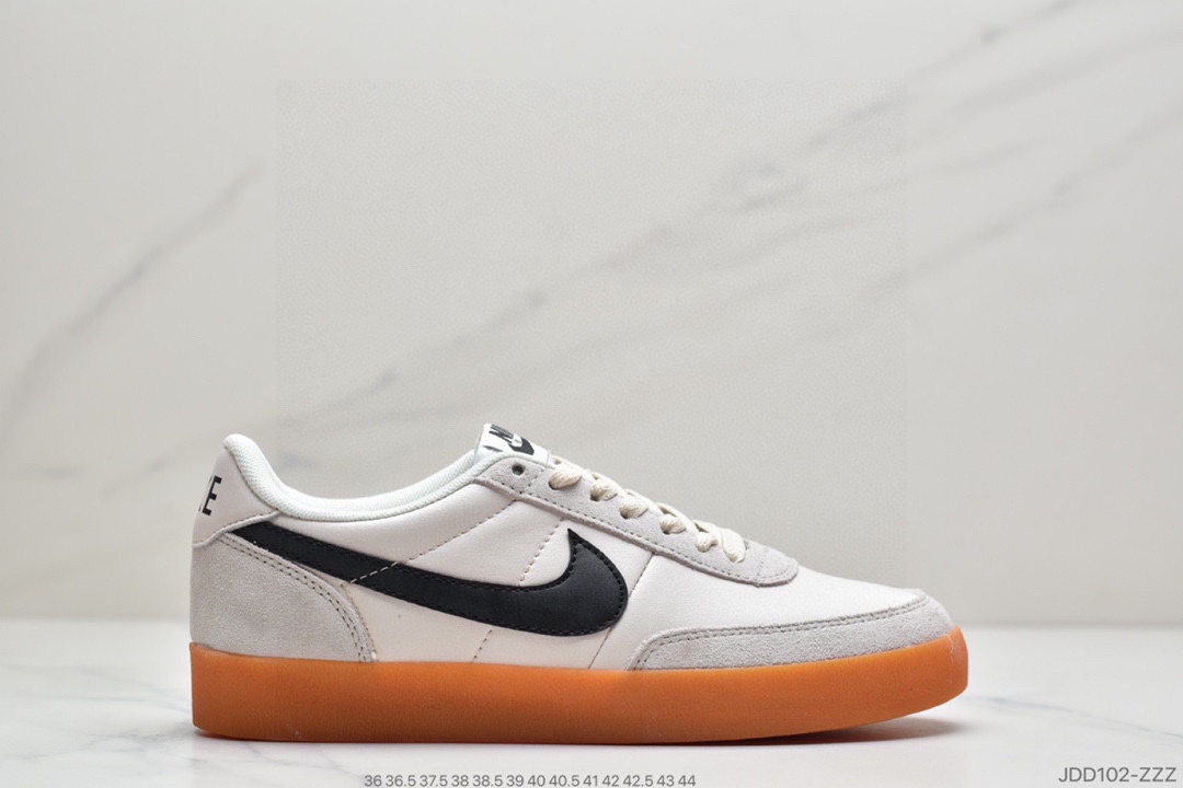 120 耐克板鞋 生胶米白绿色 复古板鞋J.Crew x Nike 联名 Killshot II Leather 采用米白色皮革 432997-111