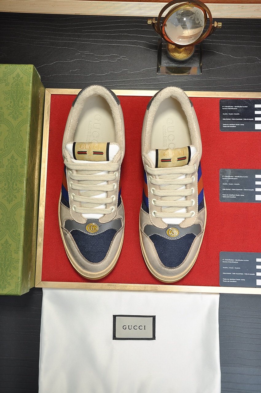 precio de fábrica [GUCCI Gucci] de gama alta nuevos modelos limitados parejas zapatos sucios! ¡Los m