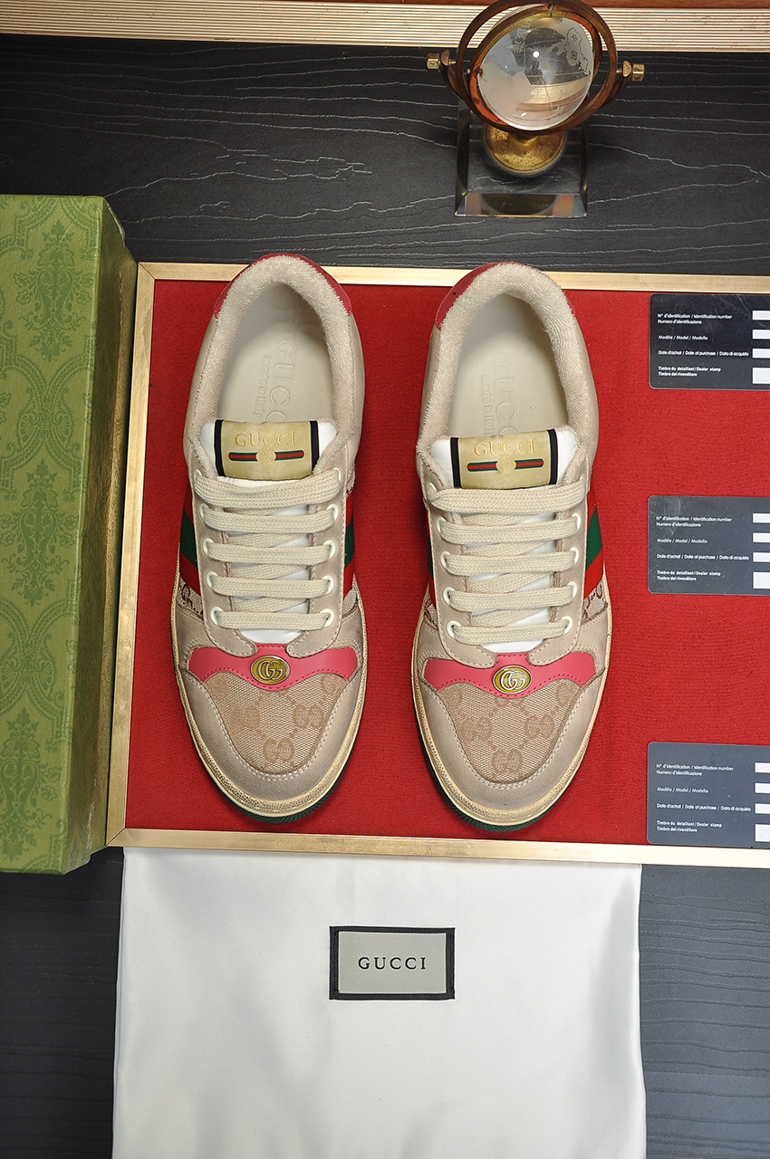 precio de fábrica [GUCCI Gucci] de gama alta nuevos modelos limitados parejas zapatos sucios! ¡Los m