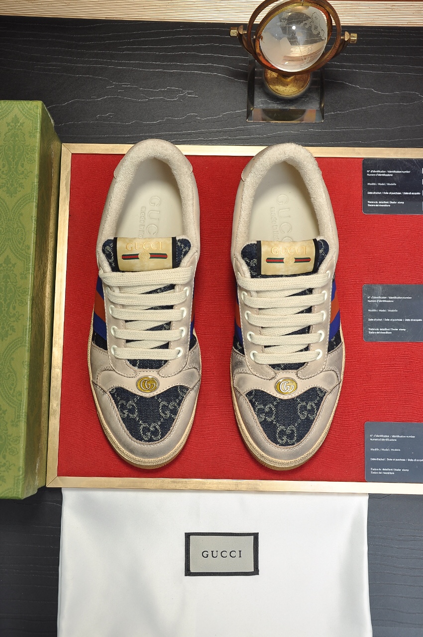 precio de fábrica [GUCCI Gucci] de gama alta nuevos modelos limitados parejas zapatos sucios! ¡Los m