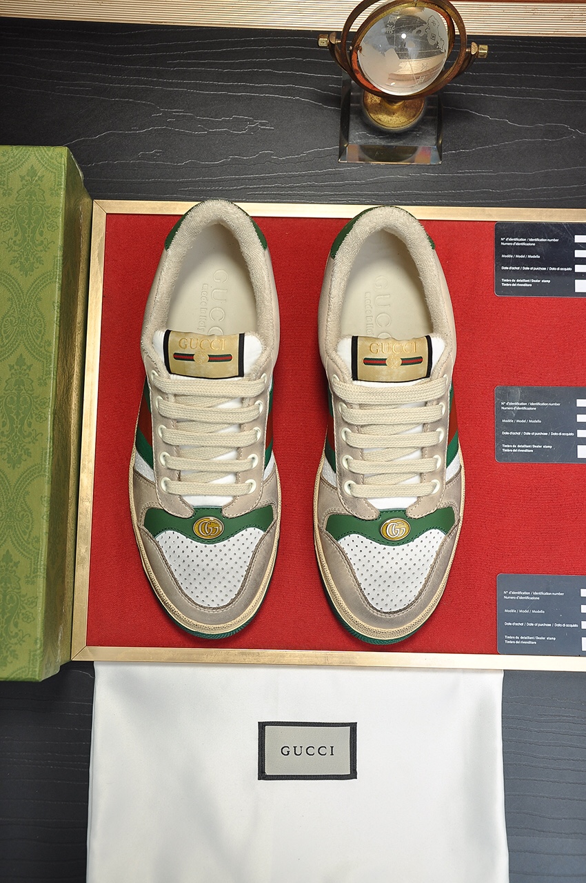 precio de fábrica [GUCCI Gucci] de gama alta nuevos modelos limitados parejas zapatos sucios! ¡Los m