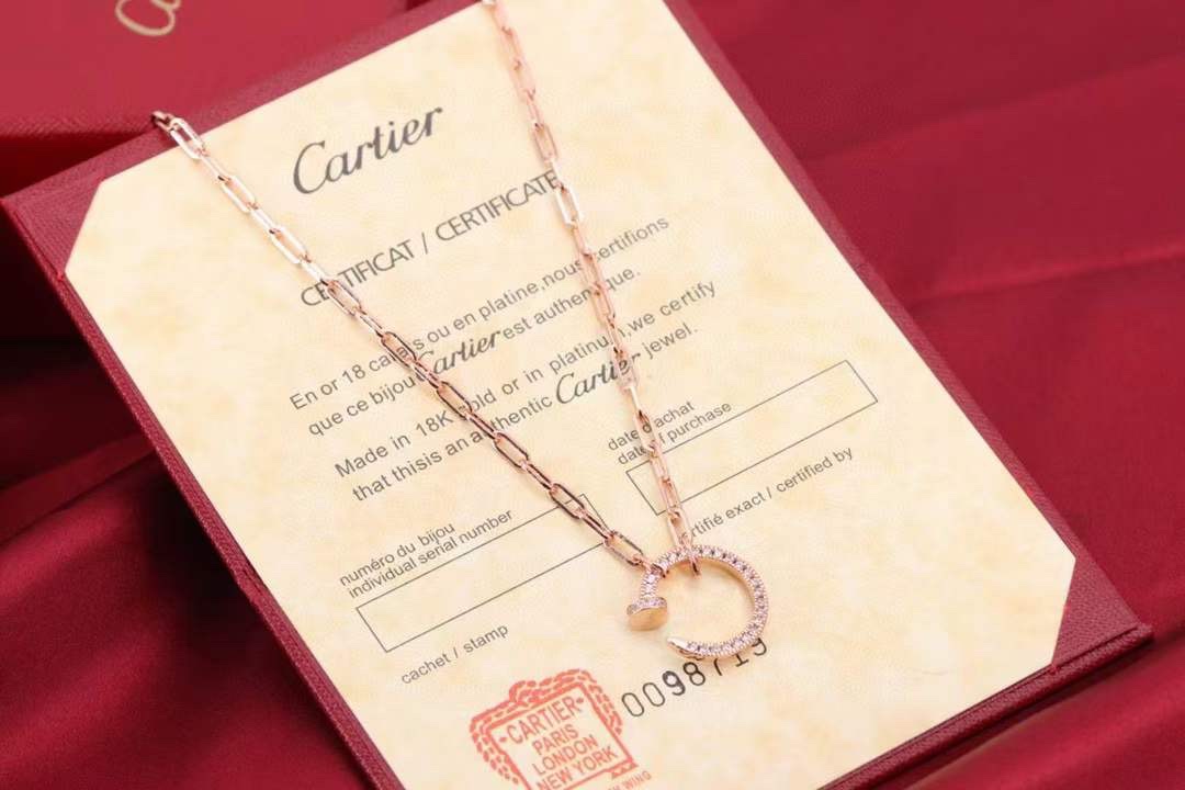 Cartier Cartier 卡地亚 粗链钉子 满钻项链