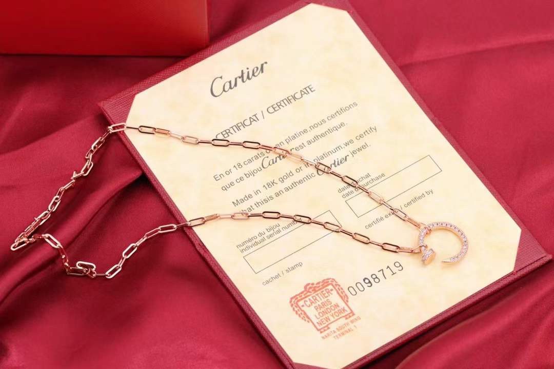 Cartier Cartier 卡地亚 粗链钉子 满钻项链