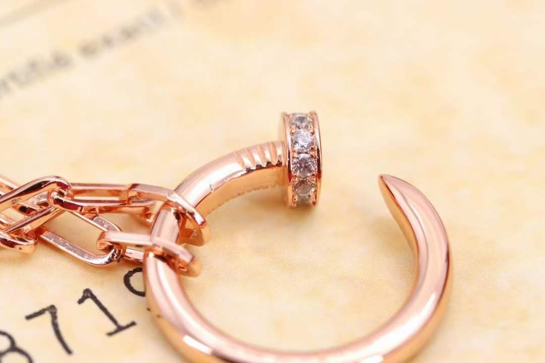 Cartier Cartier 卡地亚 粗链钉子 满钻项链