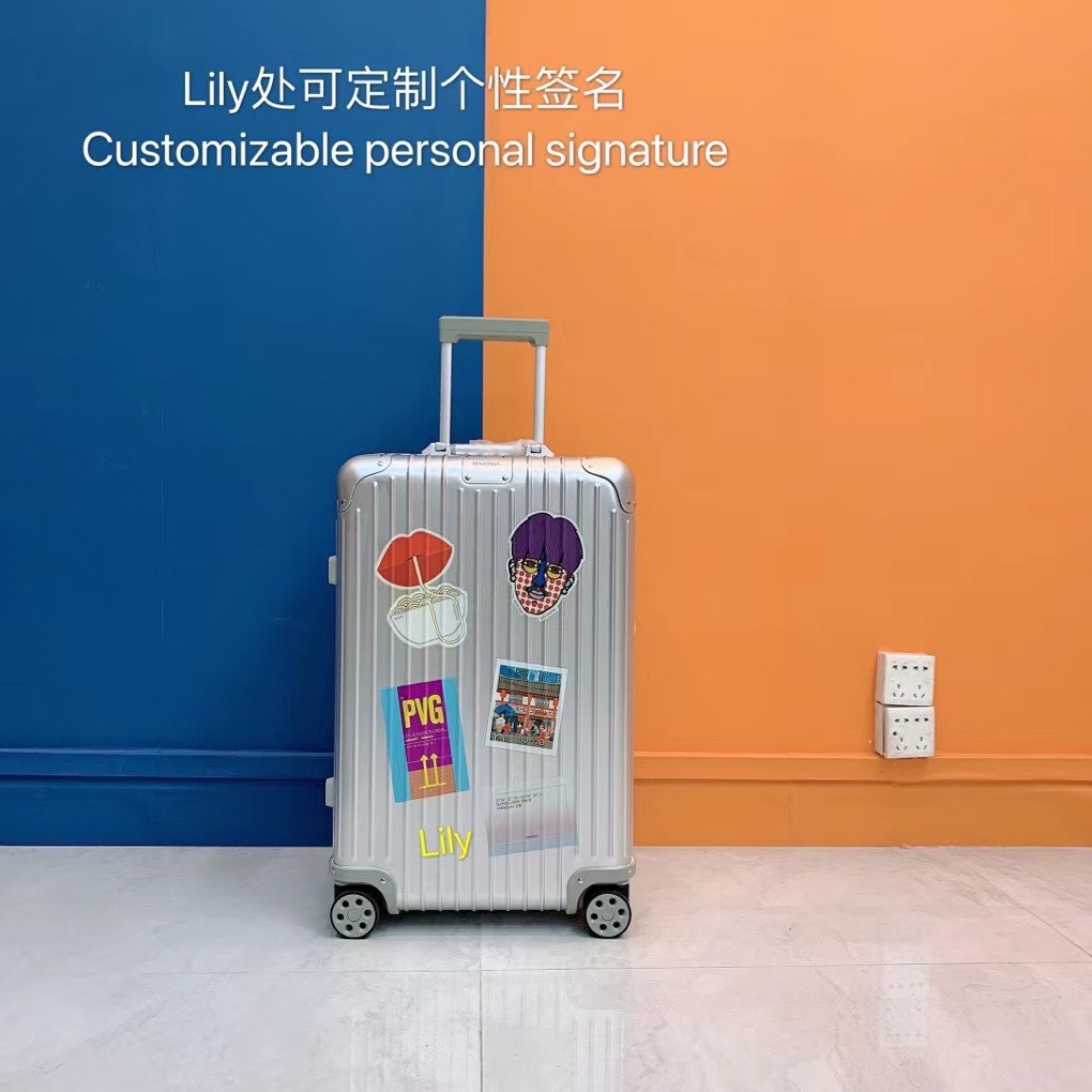 RIMOWA X Colección Ciudad de Shanghái ➡️ Serie personalizada 🉑️ Personalización de firma personalizada ⬅️ Se puede per…