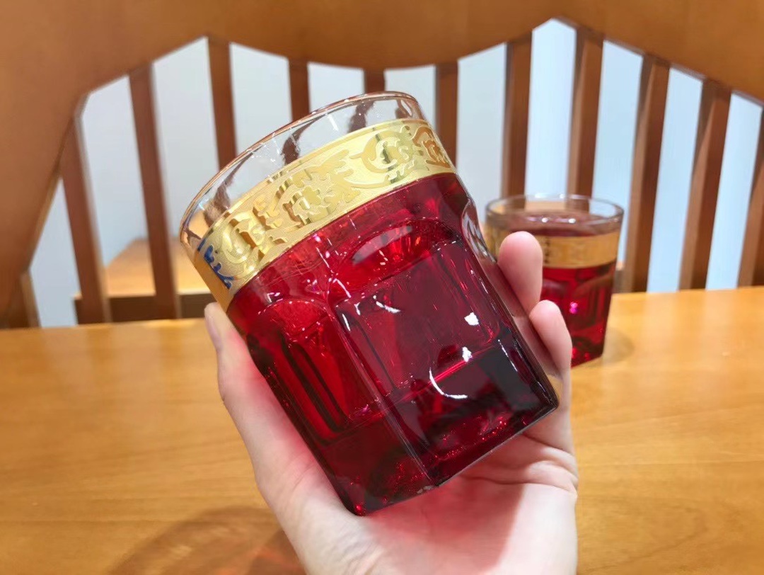 Hermes*进口捷克水晶杯 6