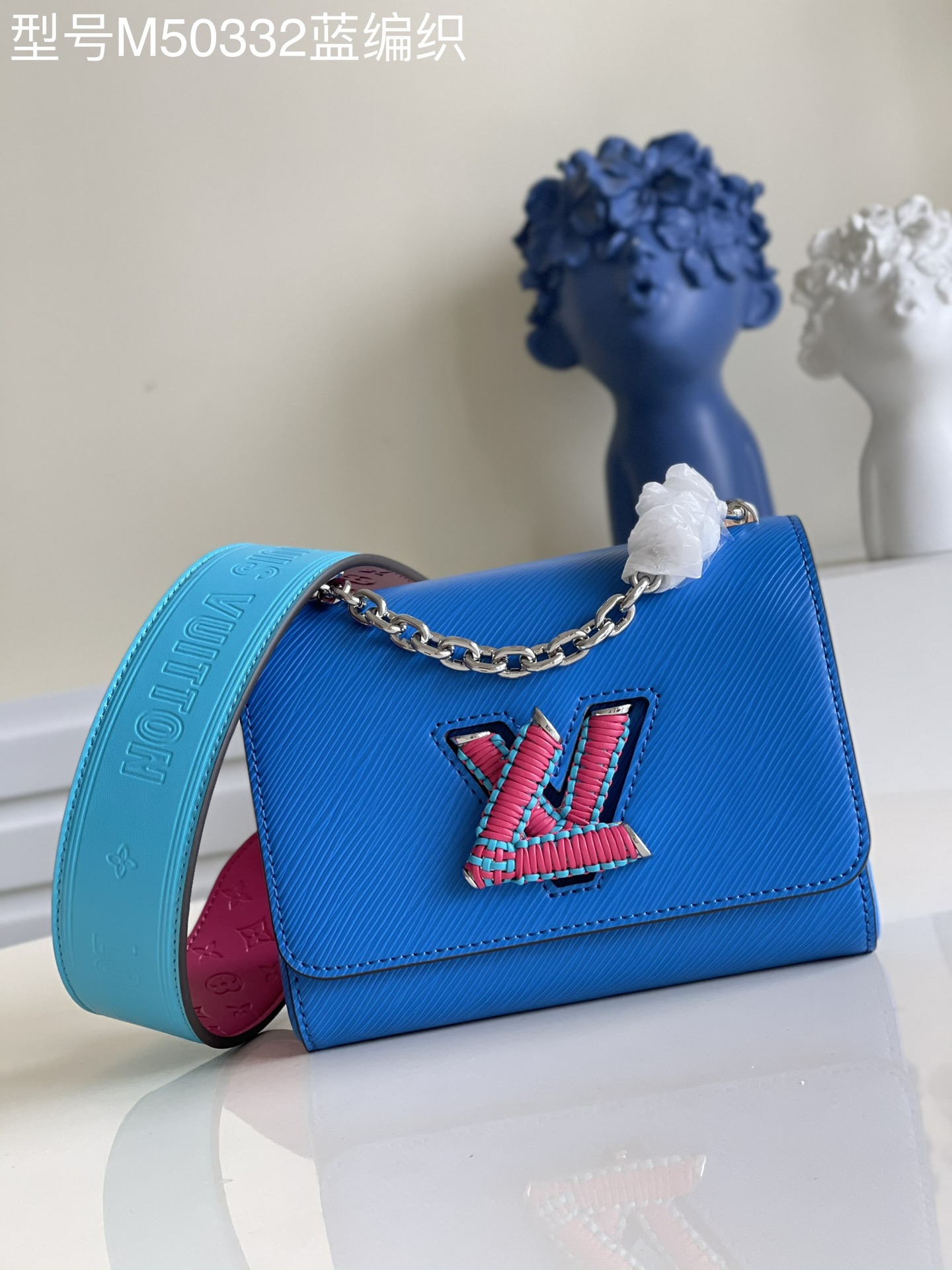 Louis Vuitton Bags Handbags Replica For Cheap
 Blue Weave LV Twist Chains M50332