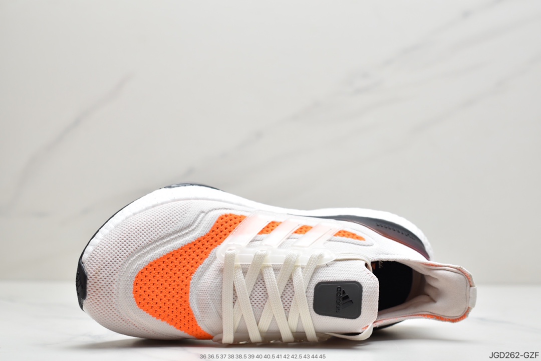 180 Adidas Ultra Boost 2021”All White”UB2021版袜套式针织鞋面休闲运动慢跑鞋  FY0375
