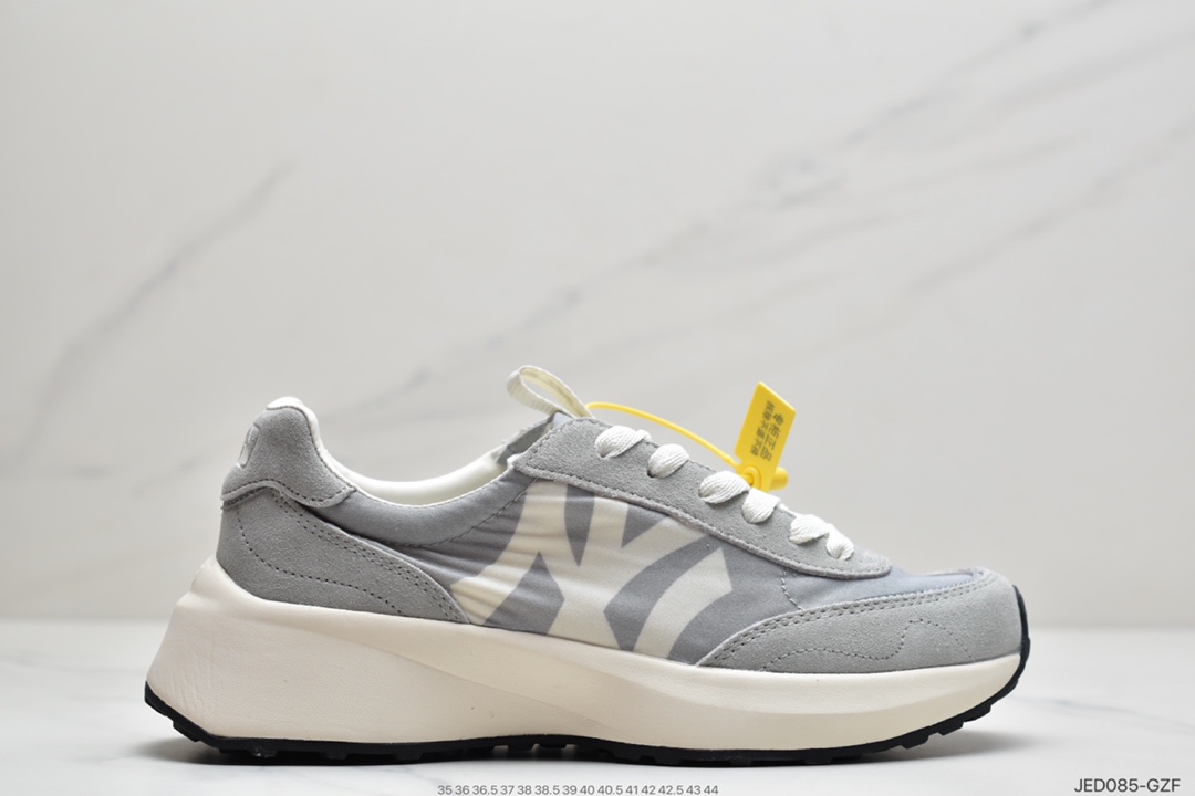 150 MLB韩国CHUNKY JOGGER增高复古NY大标麂皮厚底运动鞋老爹鞋32SHX1ins博主网红人手一双 #32SHX1111