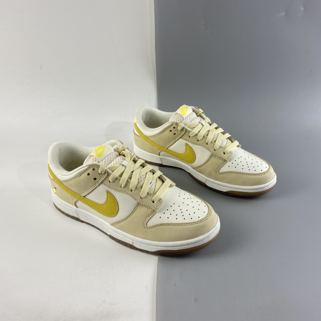 P360 Nike SB Dunk Low 扣篮系列柠檬黄配色 低帮休闲运动滑板板鞋 DJ6902-700
