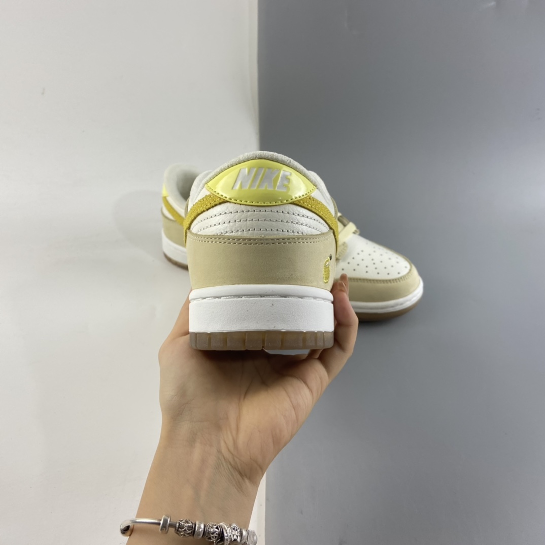 P360 Nike SB Dunk Low 扣篮系列柠檬黄配色 低帮休闲运动滑板板鞋 DJ6902-700