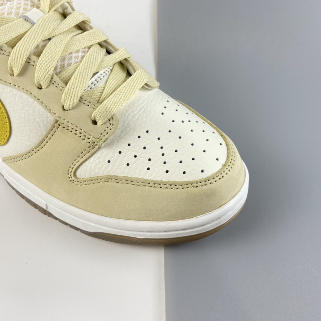 P360 Nike SB Dunk Low 扣篮系列柠檬黄配色 低帮休闲运动滑板板鞋 DJ6902-700