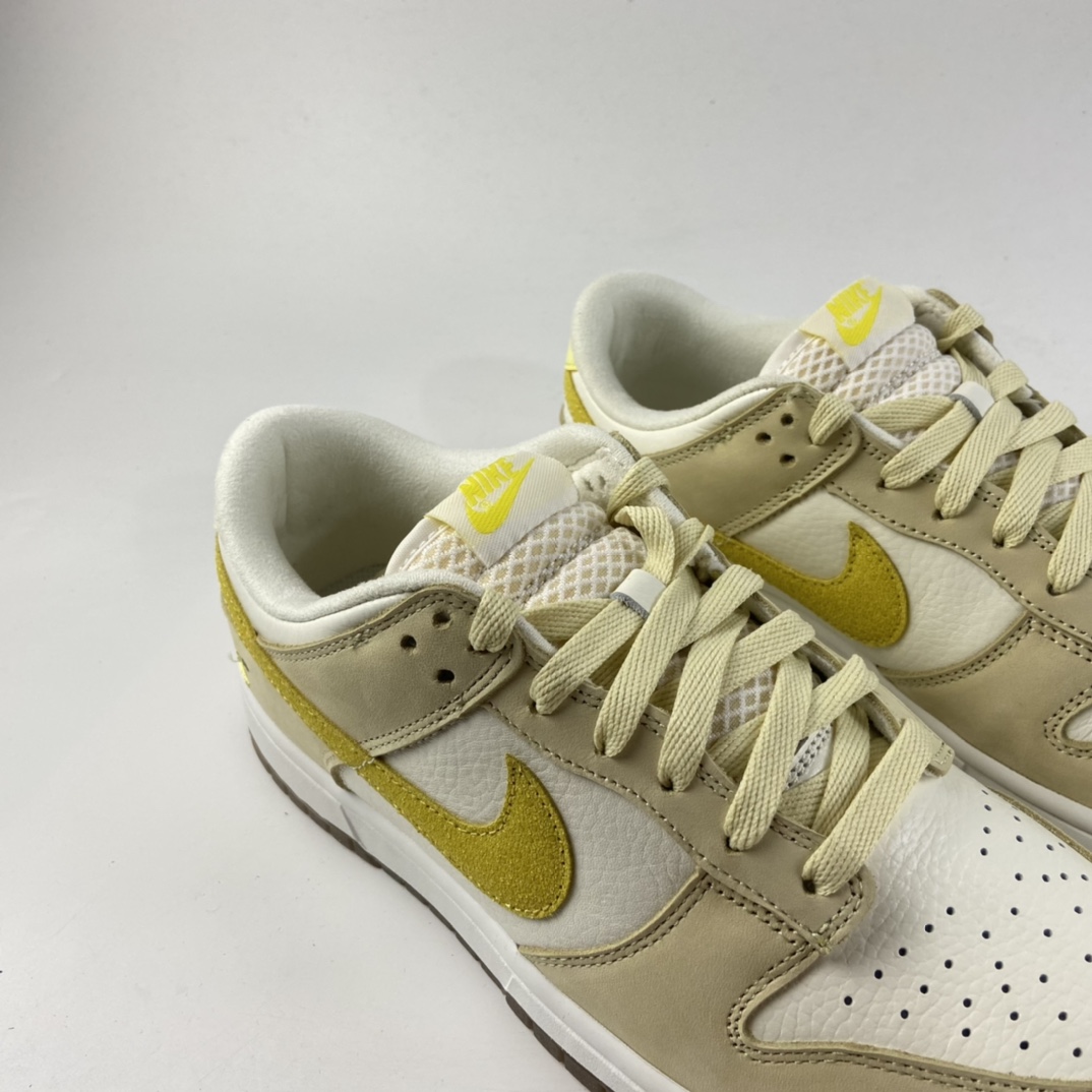 P360 Nike SB Dunk Low 扣篮系列柠檬黄配色 低帮休闲运动滑板板鞋 DJ6902-700