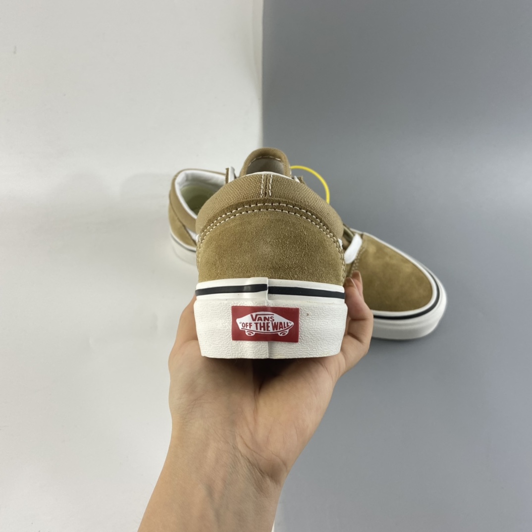 P150 Vans Old Skool 范斯官方安纳海姆奶茶色侧边条纹低帮板鞋运动鞋 VN0A38G17ZF