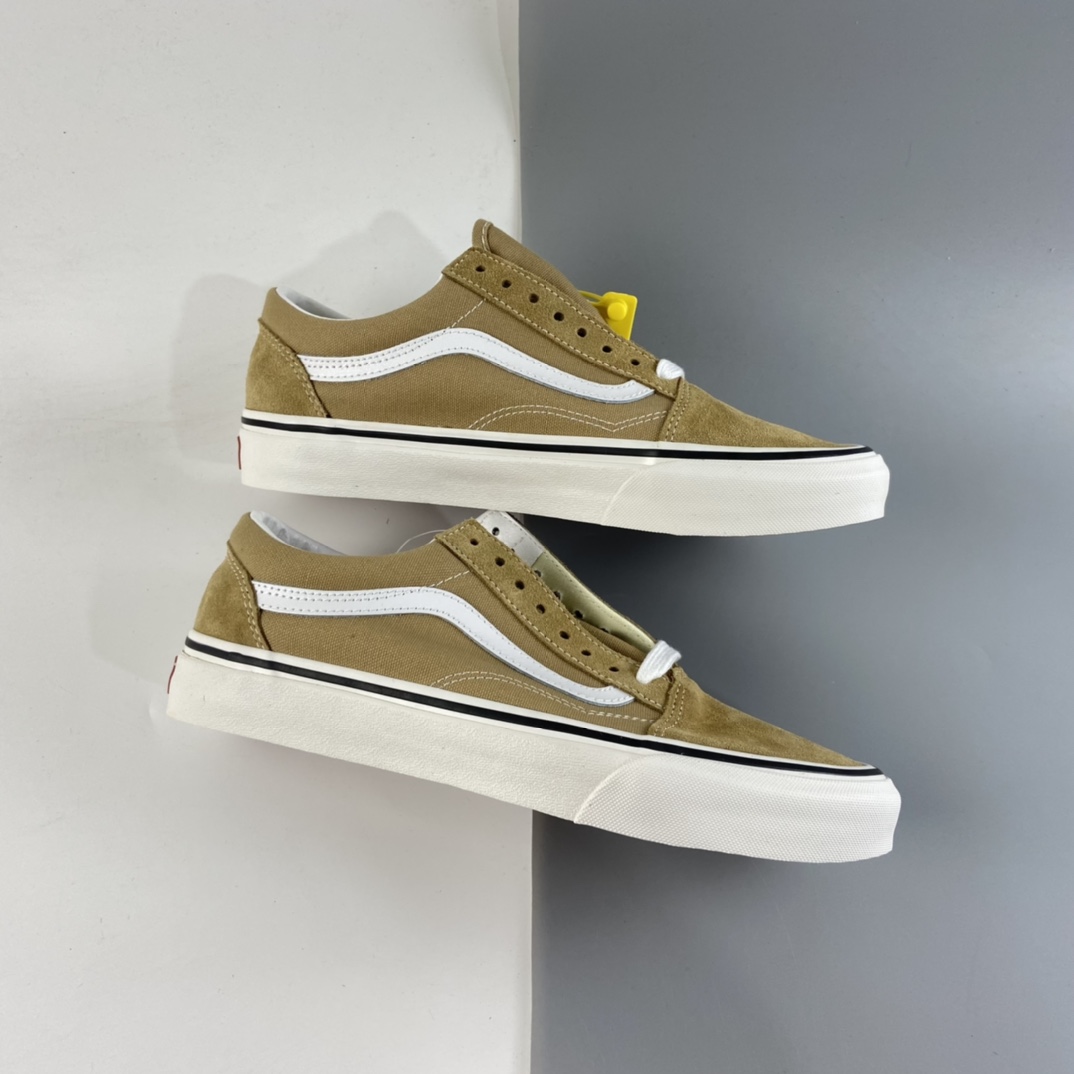 P150 Vans Old Skool 范斯官方安纳海姆奶茶色侧边条纹低帮板鞋运动鞋 VN0A38G17ZF
