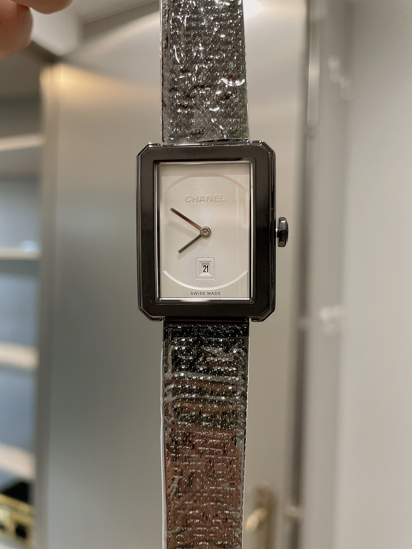 [CHANEL Watches]9527CHANEL BOYFRIENDTWEED tweed steel strip is made in-hous