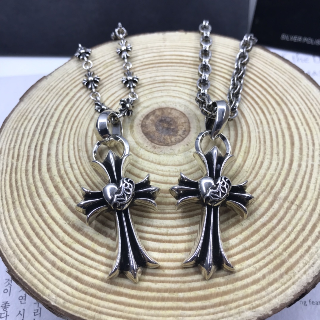 NO:580733,Chrome Hearts Chrome Hearts Vintage Love Cross Pendant Necklace.,Chrome Hearts Necklace,chrome hearts,chrome hearts,necklace19860909Chrome Hearts 克罗心复古爱心十字架吊坠项链.,克罗心项链,chrome hearts,chrome hearts,necklace,Jewelry