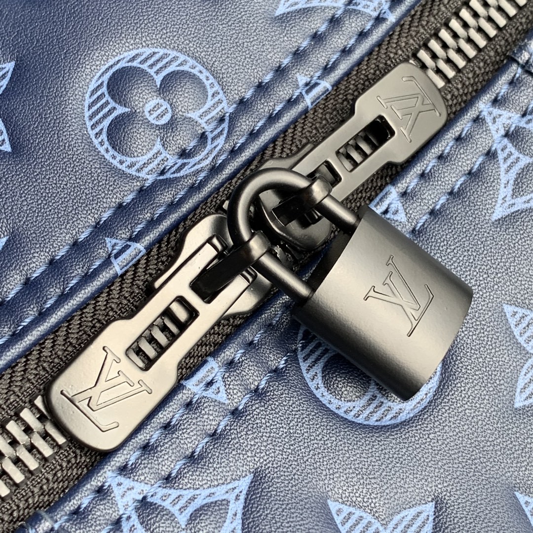 Louis Vuitton LV Keepall Bandoulière 50 旅行袋 M45731蓝色