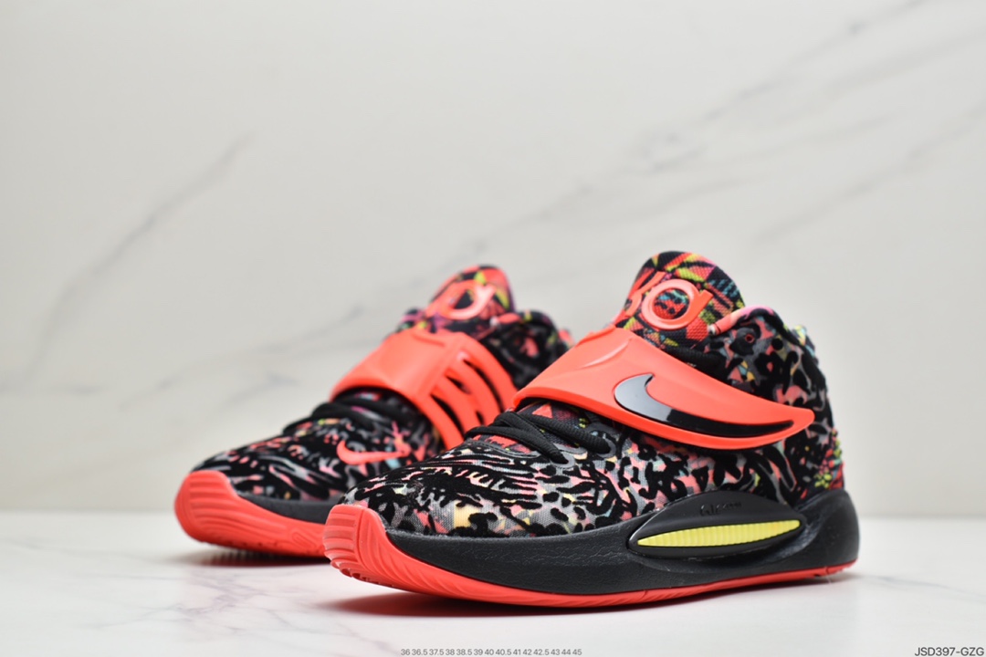 200 耐克Nike Zoom KD 14 EP 青年精英赛杜兰特 灰粉色 CZ0170-400