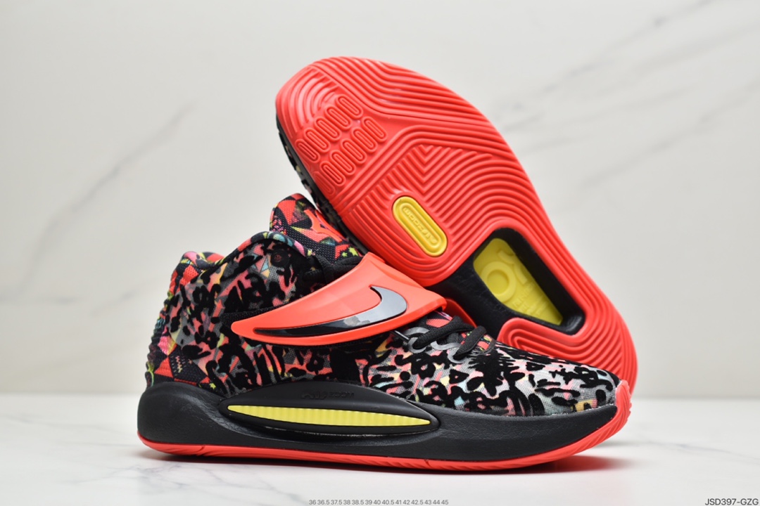 200 耐克Nike Zoom KD 14 EP 青年精英赛杜兰特 灰粉色 CZ0170-400