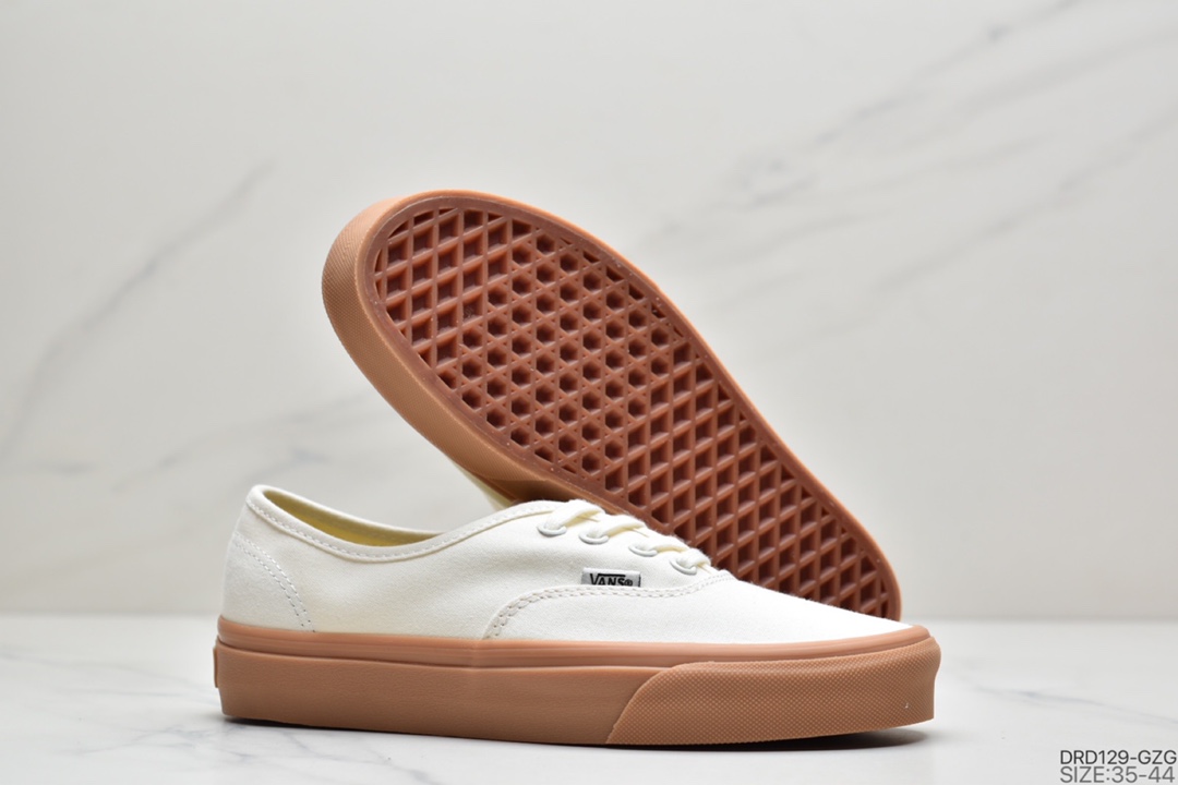110 万斯Vans Authentic 经典安娜海姆 4孔低帮硫化半拖滑板鞋复古AUT高端硫化